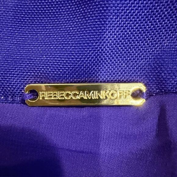 Rebecca Minkoff Ombre Knee Length Skirt Pockets Back Reversible Zipper Size 10 - Picture 6 of 13